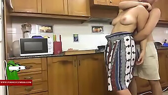 A Steamy Kitchen Encounter With A Rough And Hard Fucking Session