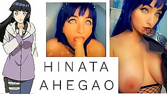 Kemahiran Oral Hinata - Gadis Cosplay Dengan Payudara Besar