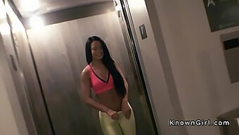 Petite Brunette Teen Receives Hardcore Pov Hotel Room Pounding