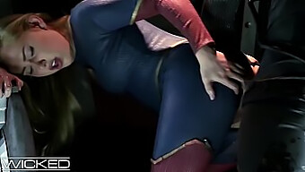 Supergirl'S Sensual Powers Seduce Braniac Into Intense Anal Encounter