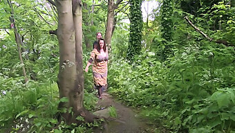 Stunning Tatjana Gets Fucked Outdoors In The Woods