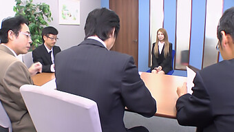 Young Japanese Woman Gets Hired And Fucked By Her Employer