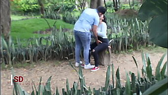 Steamy Homemade Video Of A Colombian Couple Getting Naughty In Public