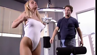 Gym Instructor Drills Blonde With Big Cock