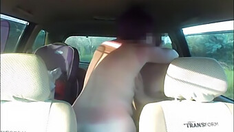 Russian Beauty Gets Fucked By Her Lover In Her Car