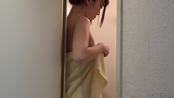 Freshman Year Woes: Japanese Cam Girl Sarina Kurokawa'S Steamy Shower Session