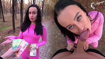 Angelya.G'S Outdoor Pov Blowjob And Asshole Closeup