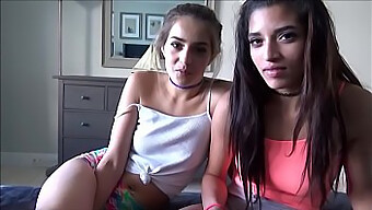 Sofie Reyez And Gia Valentina, Latina Teens In Steamy Encounter With Landlord