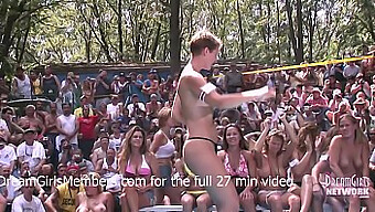 Nudist Resort Hosts Wild Bikini Competition With Exhibitionist Participants