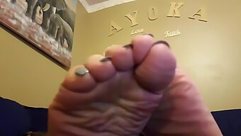 Black Webcam Model Teases With Her Soles In Pov