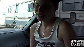 Holly Lane Surprises Me On Myspace And Gives Me A Thrilling Truck Blowjob