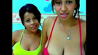 Spanish And Brazilian Lesbians Indulge In Steamy Lesbian Action