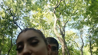 Intimate Sexual Encounter With Girlfriend In The Forest