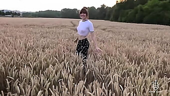 Outdoor Sex With A Horny Teen In The Cornfield