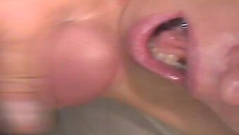 Nice Oral Skills: A Bj And Cim Combo