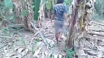 European And Sri Lankan Desi Girl Engage In Steamy Jungle Sex