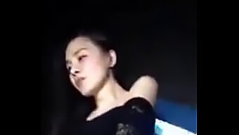 Chinese Woman Dances Seductively In A Club