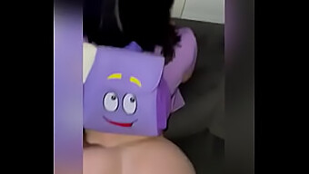 Naughty Dora gets it from behind