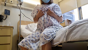 Public Danger – Aroused Patient Experiences An Orgasm In The Hospital Bed – Going Viral