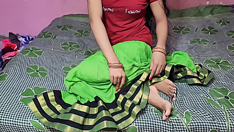 Young Indian Girl Pleases Herself With Friend In Her Own Home