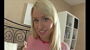 Blonde Russian Teen Gets Her Ass Pounded And Filled With Cum