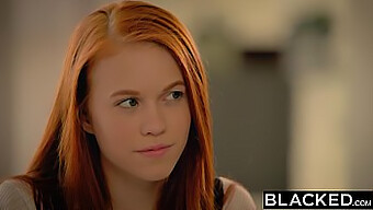 Redhead Teen Dolly Little Enjoys A Massive Black Cock