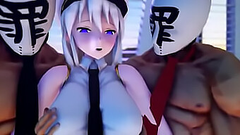 Azurlane'S 3d Oral Pleasure With Big Dick And Cumshot