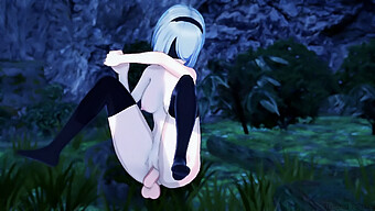 Yorha 2b Experiences A Creampie In The Woods