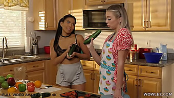 Tiffany Watson Indulges In Lesbian Sex With Jada Kai While Incorporating A Cucumber