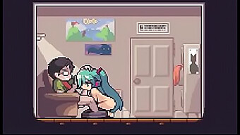 Pixelated Milf Hatsun Miku Gets Naughty In Sound Effects Laden Video