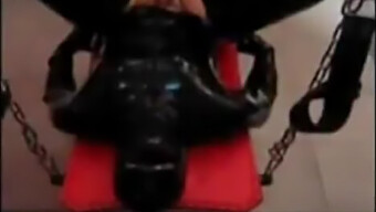 Latex Dominatrix Uses Her Webcam To Strap On And Dominate Her Slave