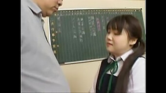 A Naughty Japanese Schoolgirl Gets Into Trouble