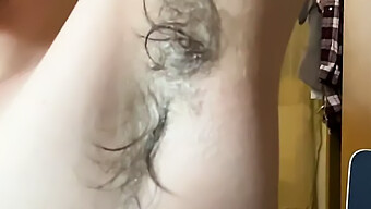 Intense Close-Up Of A Bushy And Hairy Pussy Masturbation