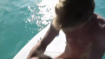 Tori Black Enjoys Boat Ride With Her Partner'S Penis