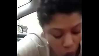 My Step-Sister Gives Me An Amazing Blowjob In The Car Before I Cum All Over Her Throat