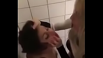 Femdom Mistress Dominates Friend In Bathroom And Humiliates Her