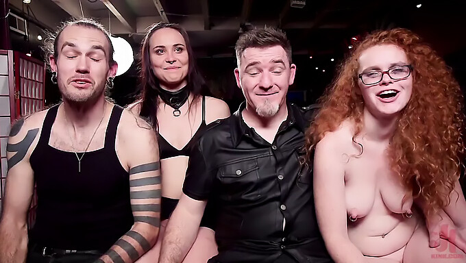 Erkunde die BDSM-Swingerparty im Obergeschoss in diesem erotischen Video