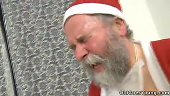 Santa'S Secret Gift Leads To Steamy Sex Session